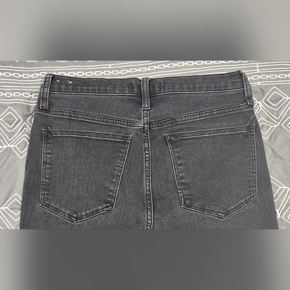 Madewell Roadtripper Skinny Flare With Split Hem In Black Size 29 - Picture 5 of 9